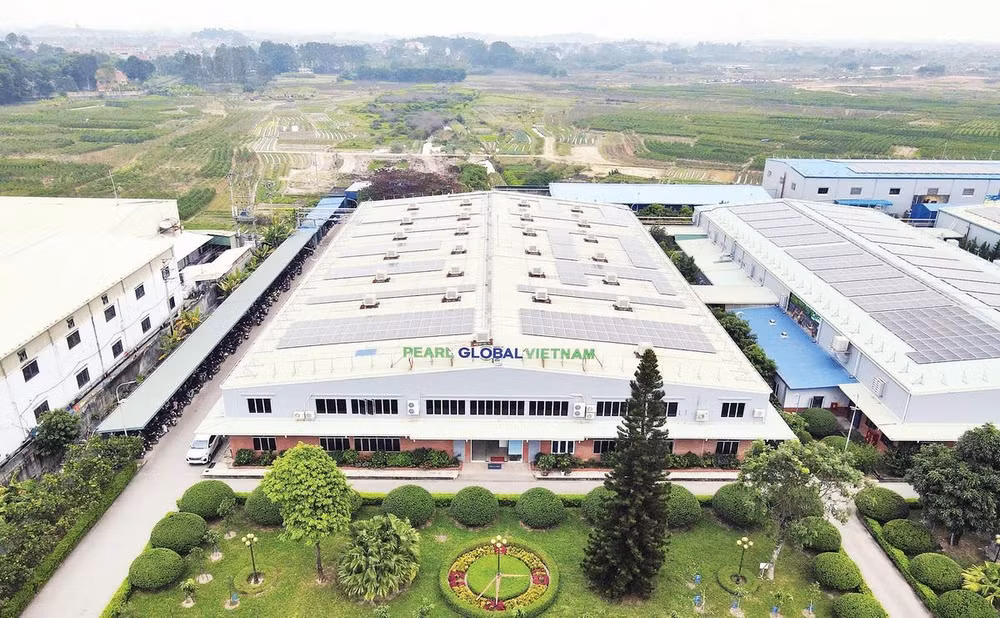 Nhiều doanh nghiệp trong các khu công nghiệp tại Bắc Ninh đã sử dụng điện mặt trời mái nhà.