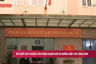 [Video] Đề xuất quy chuẩn thu nhận giọng nói và mống mắt của công dân