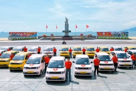 TMT Group công bố mạng lưới vận tải tiêu chuẩn cùng gói chính sách ưu đãi dành cho các doanh nghiệp vận tải và hãng taxi. (Ảnh: SƠN LÂM)