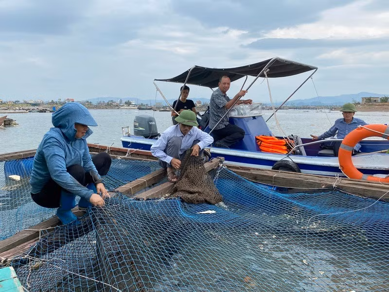 Cần kiểm soát chặt sản phẩm xử lý môi trường trong nuôi trồng thủy sản. (Ảnh: LÊ QUÂN)
