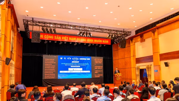 Toàn cảnh Tọa đàm “Chuyển đổi số ngành nước trong kỷ nguyên mới” trong khuôn khổ Tuần lễ ngành nước Việt Nam 2026, Ảnh: VWSA.