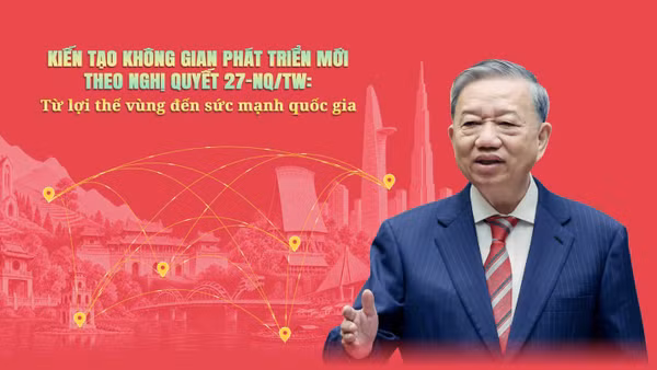 Kiến tạo không gian phát triển mới theo Nghị quyết 27-NQ/TW: Từ lợi thế vùng đến sức mạnh quốc gia