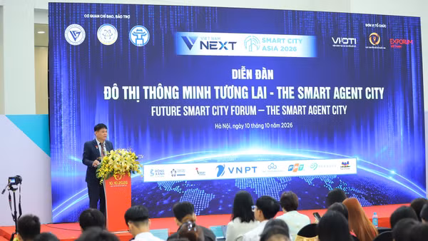 Diễn đàn Đô thị thông minh tương lai 2026 có chủ đề “Đô thị thông minh của tương lai: Smart Agent City”. (Ảnh: Ban tổ chức)