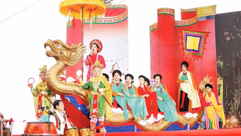 Hội hát chèo tàu Tổng Gối tại xã Ô Diên được công nhận là Di sản văn hóa phi vật thể quốc gia.