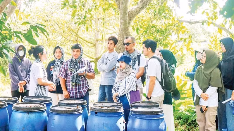 Start-up của dự án Cộng đồng nông nghiệp Thuận thiên giới thiệu về các sản phẩm của công ty.