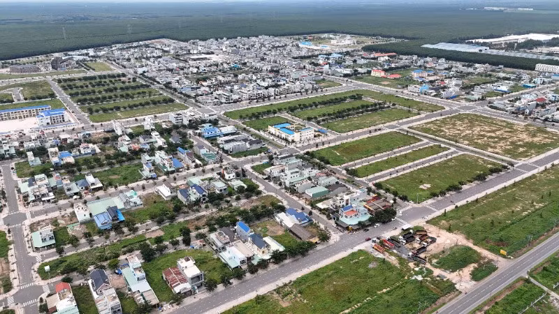 Một góc khu tái định cư Lộc An-Bình Sơn, tỉnh Đồng Nai.