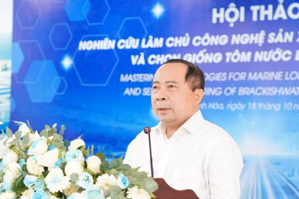Bộ trưởng Khoa học và Công nghệ Vũ Hải Quân phát biểu tại sự kiện. (Ảnh: BỘ KHOA HỌC VÀ CÔNG NGHỆ)