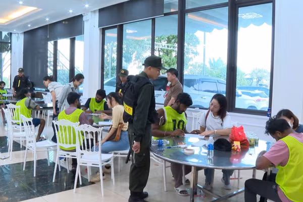 Đường dây lừa đảo gồm các đối tượng từ nhiều quốc gia (Ảnh: Công an tỉnh Thanh Hóa)