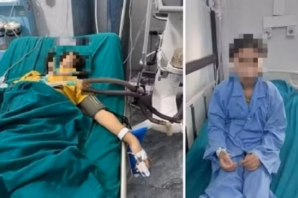 Bệnh nhi sau khi được cấp cứu đã vượt qua nguy kịch. (Ảnh: Bệnh viện đa khoa khu vực Bắc Mê)