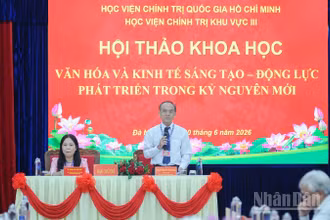 Hội thảo khoa học “Văn hóa và kinh tế sáng tạo - Động lực phát triển trong kỷ nguyên mới”.