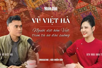 Vũ Việt Hà: Người dệt hồn Việt trên tà áo dài suông