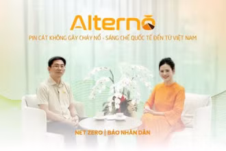 Alterno - Pin cát không gây cháy nổ: Sáng kiến quốc tế đến từ Việt Nam