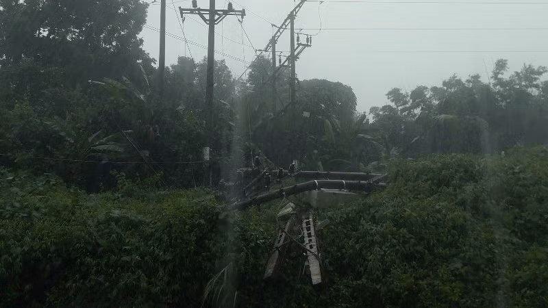 Ảnh hưởng hoàn lưu bão số 11 trên địa bàn tỉnh Thái Nguyên. 