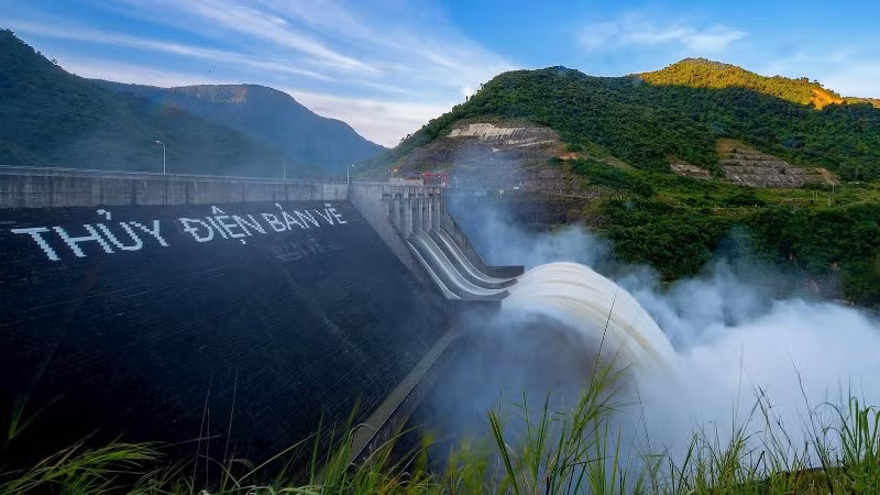 Các hồ thủy điện của EVNGENCO1 đã vận hành an toàn, góp phần cắt lũ bảo đảm an toàn cho hạ du. (Ảnh: GENCO1)