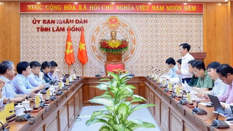 Tổng công ty Phát điện 1 làm việc với Ủy ban nhân dân tỉnh Lâm Đồng, chủ động đề xuất đầu tư các dự án điện mặt trời nổi trên hồ thủy điện tại địa phương.
