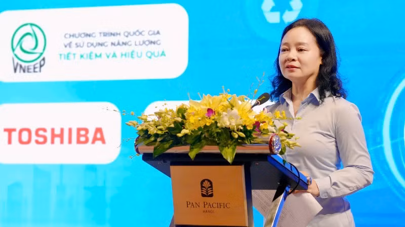 Bà Nguyễn Thị Lâm Giang, Cục trưởng Cục Đổi mới sáng tạo, chuyển đổi xanh và khuyến công, Bộ Công thương.