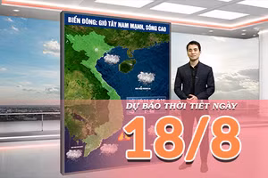 [Video] Dự báo thời tiết ngày 18/8/2026: Mưa lớn diện rộng kéo dài nhiều ngày tại Bắc Bộ và Trung Bộ