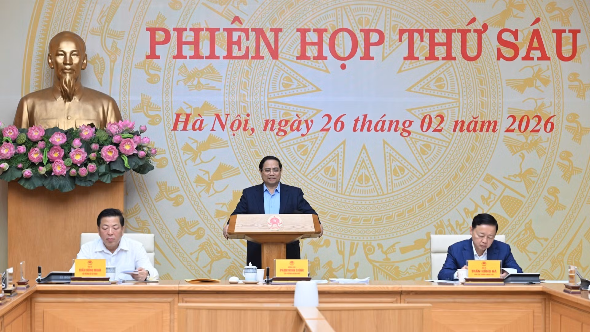 Thủ tướng Phạm Minh Chính chủ trì phiên họp thứ sáu của Ban Chỉ đạo Trung ương về chính sách nhà ở.