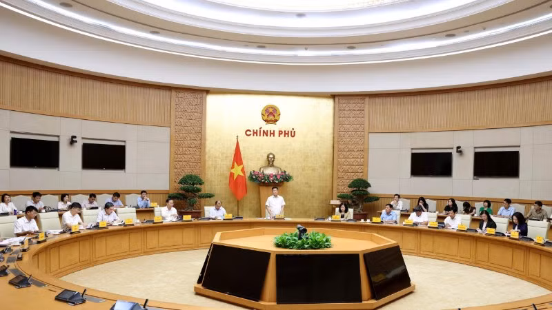 Quang cảnh phiên họp của Ban Chỉ đạo liên ngành Trung ương về an toàn thực phẩm. (Ảnh: ĐỨC TUÂN)