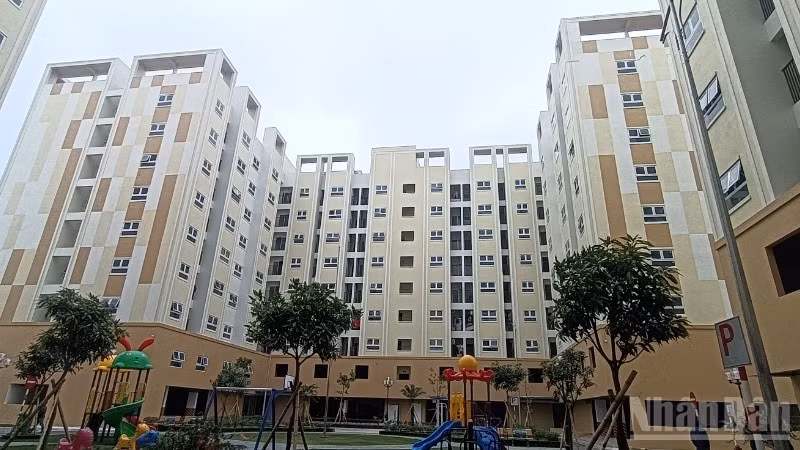 Một khu nhà ở tại phường Vũ Phúc (tỉnh Hưng Yên).