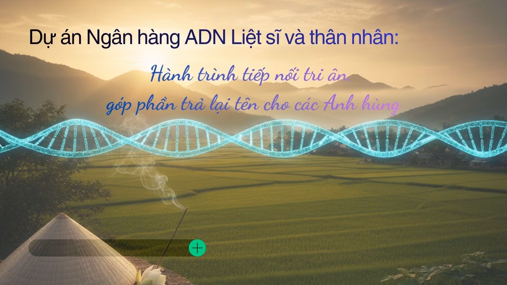 Dự án Ngân hàng ADN liệt sĩ và thân nhân: Hành trình tiếp nối tri ân, góp phần trả lại tên cho các Anh hùng