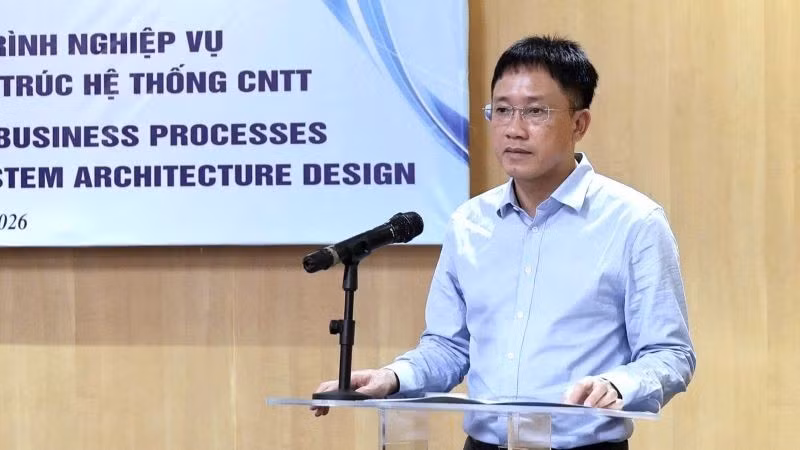 Phó Cục trưởng Cục Thuế Mai Sơn phát biểu khai mạc Hội thảo.