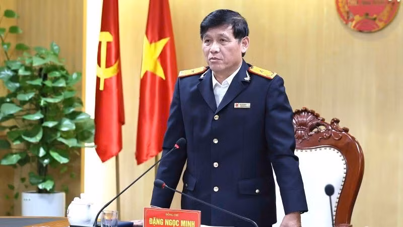 Phó Cục trưởng Đặng Ngọc Minh phát biểu tại cuộc họp.