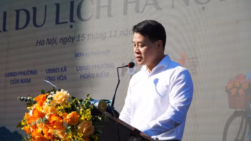 Phó Giám đốc Sở Du lịch Hà Nội Nguyễn Trần Quang.