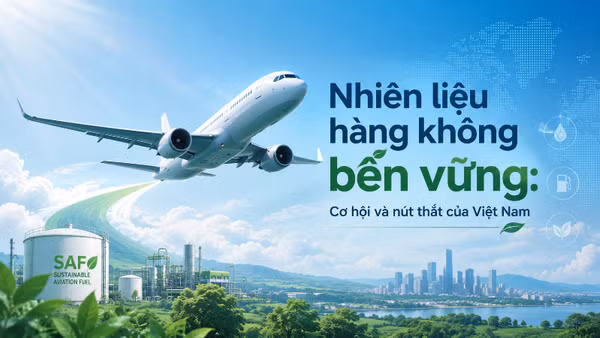Nhiên liệu hàng không bền vững: Cơ hội và nút thắt của Việt Nam