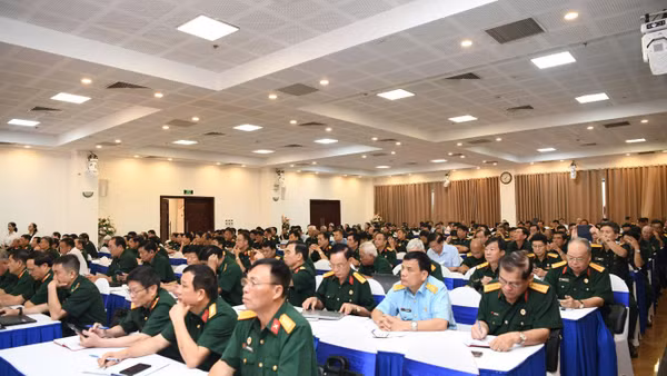 Hội nghị tập huấn cán bộ triển khai thực hiện nghị quyết Đại hội Hội Cựu chiến binh Việt Nam lần thứ VIII, nhiệm kỳ 2026-2031. (Ảnh: MINH SƠN)