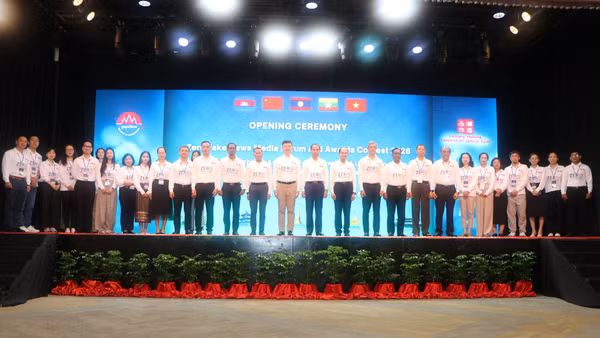Các đại biểu dự diễn đàn truyền thông và lễ trao giải cuộc thi về chống tin giả năm 2026. (Ảnh: CTV)