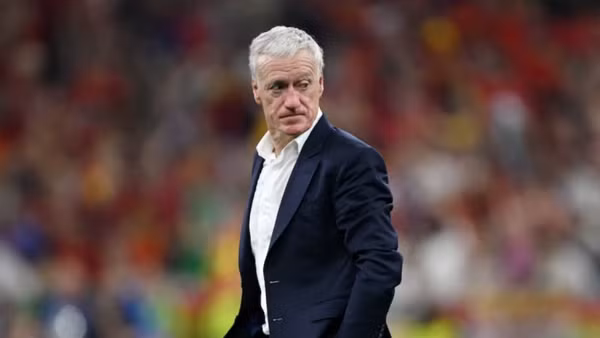 Huấn luyện viên Didier Deschamps sau trận thua Tây Ban Nha ở bán kết EURO 2024. (Ảnh: Reuters) 