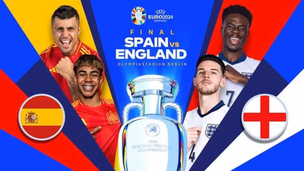 Tây Ban Nha và Anh sẽ gặp nhau ở chung kết EURO 2024. (Ảnh: UEFA/Getty Images) 