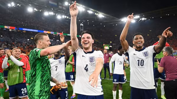 Đội tuyển Anh giành quyền vào chơi trận chung kết EURO 2024. (Ảnh: Getty)