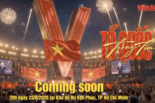 “Tổ quốc trong tim” 2026 diễn ra tại Thành phố Hồ Chí Minh vào tối 23/8