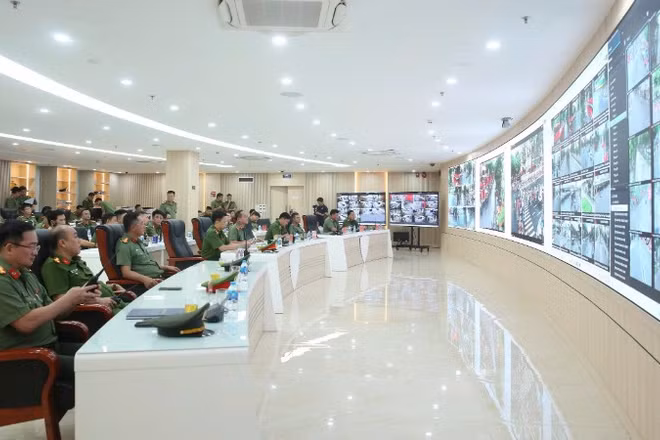 Trung tâm Chỉ huy Công an thành phố Hà Nội.