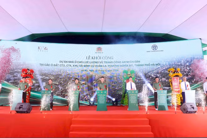 Dự án được triển khai tại các ô đất CT03 và CT04 thuộc khu tái định cư Xuân La, phường Nghĩa Đô, Hà Nội. (Ảnh: KIÊN PHẠM)