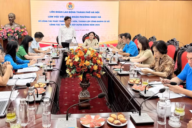 Hội nghị tập trung trao đổi giải pháp mở rộng tổ chức Công đoàn theo hướng chủ động, sát cơ sở. (Ảnh: NGỌC ÁNH)