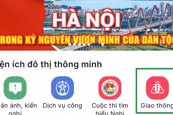 Ứng dụng Công dân Thủ đô số-iHanoi.