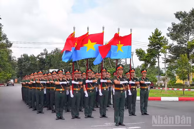 Những hình ảnh đẹp của khối quân đội tập luyện cho chương trình “Tổ quốc trong tim”.