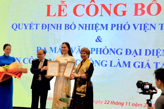 Hiệp hội Chống hàng giả và Bảo vệ thương hiệu Việt Nam tổ chức Lễ ra mắt Văn phòng đại diện Viện Công nghệ Chống làm giả tại Thành phố Hồ Chí Minh.