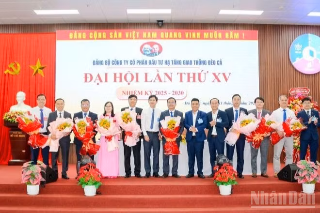Đại hội lần thứ XV Đảng bộ Công ty cổ phần Đầu tư hạ tầng giao thông Đèo Cả (HHV).