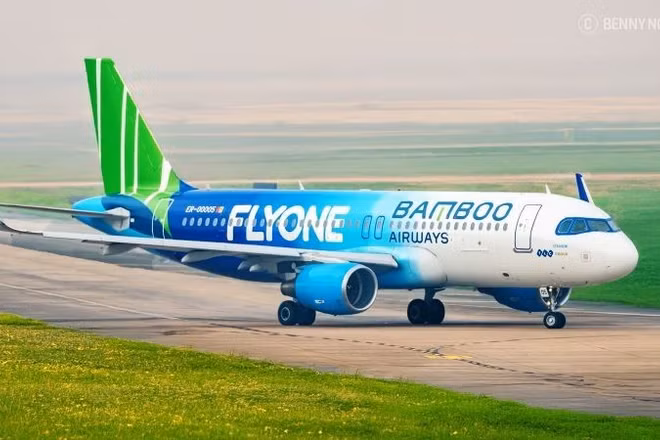 Chiếc máy bay Airbus A320 mang số hiệu ER-0005 trở thành tàu bay mới nhất trong “màu áo”của đội bay Bamboo Airways.
