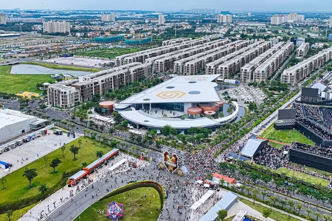 Một góc Khu đô thị The Global City.