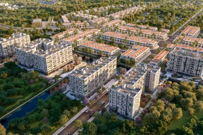Phối cảnh dự án. 