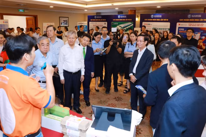 Một hoạt động giới thiệu sản phẩm của doanh nghiệp. (Ảnh: CTV)