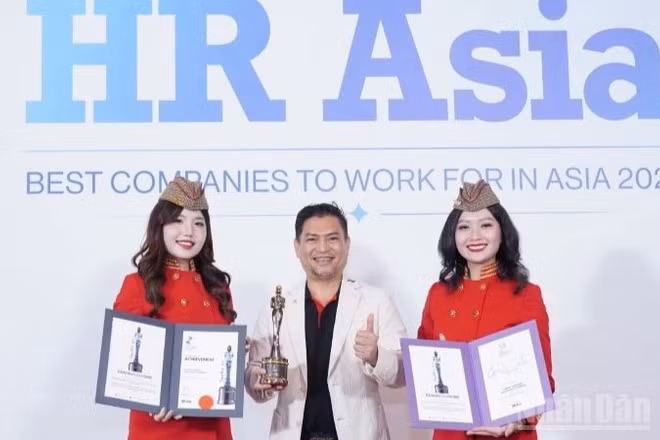 Vietjet được vinh danh “Nơi làm việc tốt nhất châu Á” (HR Asia Best Companies to Work for in Asia Awards) tại HR Asia Awards 2026.