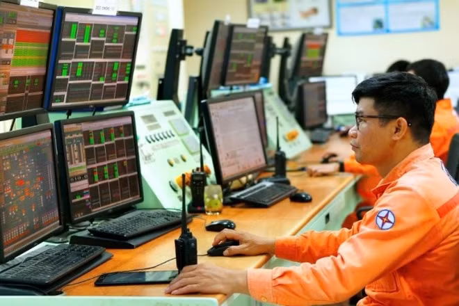 Phòng điều khiển Nhà máy Nhiệt điện Mông Dương 1.