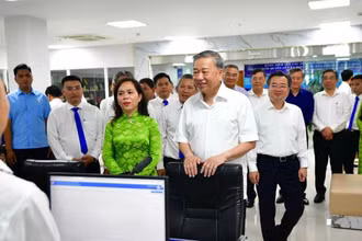 Tổng Bí thư Tô Lâm thăm và làm việc với phường Xuân Hòa ngày 29/6/2025. (Ảnh: LÊ PHAN)