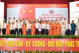 Đại hội đã ra mắt Ban Chấp hành Đảng bộ phường Bàn Cờ, nhiệm kỳ 2025-2030.
